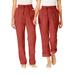 Plus Size Women's Convertible Length Cargo Pant by Woman Within in Red Ochre (Size 16 WP)