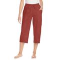 Plus Size Women's Boardwalk Capri by Woman Within in Red Ochre (Size 20 W)