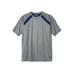 Men's Big & Tall KS Sport™ Power Wicking Tee by KS Sport in Gunmetal Midnight Navy (Size XL) Shirt