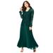 Plus Size Women's Beaded Lace Jacket Dress by Roaman's in Emerald Green (Size 20 W)