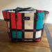 Kate Spade Bags | Kate Spade Colorblock Leather Tote Patent Leather Handles | Color: Black/Red | Size: Os