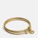 Coach Jewelry | Coach - Horse And Carriage Bangle Set | Color: Gold | Size: Os