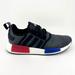 Adidas Shoes | Adidas Originals Nmd R1 Core Black Blue Red Mens Running Sneakers Hq4452 | Color: Black/White | Size: Various