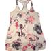 Lululemon Athletica Tops | Lululemon Cool Racerback In Blurred Blossoms Multi Color Pre Owned Size 8 | Color: Pink/White | Size: 8