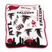 Atlanta Falcons 50'' x 60'' Native Raschel Plush Throw Blanket