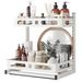 Rebrilliant Under Sink Organizer, Pull Out Cabinet Organizer 2-Tier Slide Out Sliding Shelf Under, Black in White | Wayfair