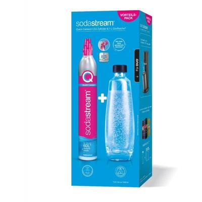 Quick Connect Reservezylinder inkl. 1 l Glasflasche Trinkwassersprudler - Sodastream