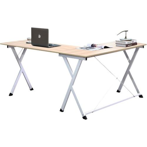 Soges - Schreibtisch l förmiger Schreibtisch Eckschreibtisch Computertisch Großer Eckschreibtisch