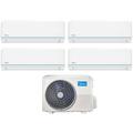 Quadri split inverter climatiseur série evolution 9+9+12 avec m4oe-28hfn8-q r-32 wi-fi en option