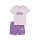 PUMA Unisex Kinder Minicats T-Shirt und Shorts Trainingsanzug, Grape Mist, 68