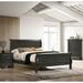 Classic Contemporary King Size Bed Modern Bed Solidwood 1 Pcs Bed Bedroom Sleigh Bed, Suitable for Bedroom Guest Room