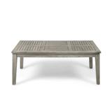 Hampton Acacia Wood Outdoor Coffee Table by Christopher Knight Home