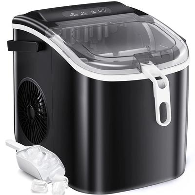 Ice Maker Portable Ice Machine, Basket Handle,Self-Cleaning Ice Makers