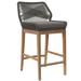 Modway Wellspring Outdoor Patio Teak Wood Bar Stool Multiple Colors