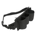 Tool Pouch Waist Belt Bag Gardening Tool Bag Adjustable Waist Belt Multi Use Working Tool Waist Apron Construction Tool Belt for Cleaners Black