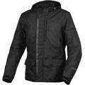 Macna Mondo Veste textile de moto imperméable, noir, taille S