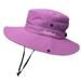 DxhmoneyHX Kids Wide Brim Mesh Bucket Sun Hat Boy Girl Toddler Sun Protection Hat Beach Play Hat Foldable Fishing Hat