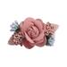 NKOOGH Doll Heads for Hair Styling for Teens Girls Hair Clips in Pairs Chiffon Flower Bow Hair Clips Handmade Floral Hairpin Accessories Alligators Barrettes Artificial Flower Hair Clip for Girl