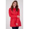 Softshellmantel DEPROC ACTIVE "PEAK ROBSON WOMEN", Damen, Gr. 36 (S), rot, 96% Polyester; 4% Elastan mit TPU Membrane, casual, Langarm mit verstellbarem Klettverschluss, Mäntel, auch in Großen Größen erhältlich
