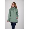 Softshellmantel DEPROC ACTIVE "PEAK ROBSON WOMEN", Damen, Gr. 40/42 (M), grau (slate), 96% Polyester; 4% Elastan mit TPU Membrane, casual, Langarm mit verstellbarem Klettverschluss, Mäntel, auch in Großen Größen erhältlich