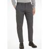 Chinohose TOMMY HILFIGER "Chino Denton 1985 PIMA CO", Herren, Gr. 36, Länge 36, grau (schwarzgrau), Obermaterial: 96% Baumwolle, 4% Elasthan, casual, normal, Hosen
