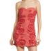 Free People Dresses | Free People Sizzle Strapless Mini Cotton Dress | Color: Orange | Size: Xl