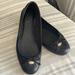 Coach Shoes | Coach Ballerina Flat. Size 7. Black W/Gold Adornments. Good Used Condition. | Color: Black/Gold | Size: 7