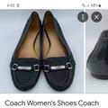 Coach Shoes | Coach Women's Berdina Black Logo C Canvas Flats Loafers | Color: Black | Size: 5.5
