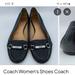 Coach Shoes | Coach Women's Berdina Black Logo C Canvas Flats Loafers | Color: Black | Size: 5.5