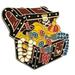 Disney Other | Disney Pirates Treasure Chest Trading Pin | Color: Black/Yellow | Size: Os