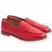 J. Crew Shoes | J.Crew Ryan Penny Loafers Shoes Flats~Red-Size 8 | Color: Red | Size: 8