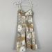 Free People Dresses | Free People Floral Sundress Smocking Tie Back Dress Size 2 | Color: White/Yellow | Size: 2