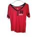 Disney Tops | Disney Parks Size Large Womens Top Red Disneyland Shirt | Color: Red | Size: L