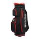 TaylorMade Golf Pro Stand & Cart Bag 2023, Black / Red