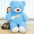 SNOWOLF Teddy Bear Cute Stuffed Animal Plush Toys 130cm Large Bear Cuddly Doll Gift for Kids Boys Girls Birthday Christmas Valentine's Day (4.26ft/51inch, Blue)