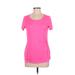 Danskin Now Active T-Shirt: Pink Activewear - Women's Size Medium