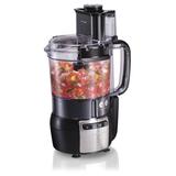 Hamilton Beach Stack & Snap Food Processor, Stainless Steel in Black | 16.25 H x 11.13 W x 10 D in | Wayfair 70724G