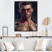 House of Hampton® Renato Fashion Muscular Man w/ Sun Glasses VI - Print on Canvas Metal | 44 H x 34 W x 1 D in | Wayfair