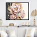 House of Hampton® And Gold Orchid Flower II & Gold Orchid Flower II - Print on Canvas Plastic in Pink | 34 H x 44 W x 1.5 D in | Wayfair