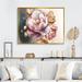 House of Hampton® Pink & Gold Orchid Flower I Pink & Gold Orchid Flower I - Print Metal in Pink/White | 24 H x 32 W x 1 D in | Wayfair