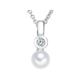 Valero Pearls Perlen-Kette Damen silber, ONE SIZE