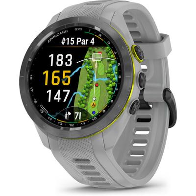 Garmin Approach S70S 42MM Black Bezel with Power Gray Band