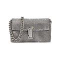 Marc Jacobs The Rhinestone J Marc Mini Shoulder Bag Silver