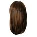 zttd fashion natural light brown straight wig for women elegant wigs middle length hair