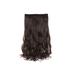 zttd wig women s long curly hair large wave long straight hair medium long