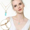 KIHOUT Ladies Fashion Vintage Sky Moon Pendant Necklace Jewelry Gift Jewelry Reduced