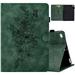 MonsDirect Case for iPad 9.7 inch 2017 2018 iPad Air 1/2 Case Suede Leather Kickstand Cover Auto Wake/Sleep Folio Case with Pen Holder & Card Slots for iPad 9.7 inch 2017 2018 iPad Air 1 2 Green