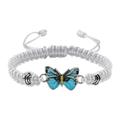 KIHOUT Butterfly Charm Bracelet Lovers Bracelet Hand Woven Valentine s Day Bracelet Girlfriends Butterfly Jewelry Reduced