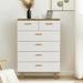 Solid Wood 6-Drawer Dresser Cabinet, Modern Design, Strong and Spacious Storage, Versatile Placement