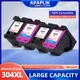 APAPLIK-Pack de 4 recharges d'encre texturée 304 XL pour HP Deskjet 2620 3700 3720 3752 5000 5010